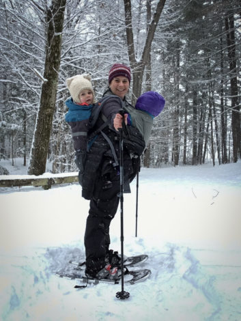 Tips for tandem carrying your smallest hikers by Erin Pennings for Hike it Baby