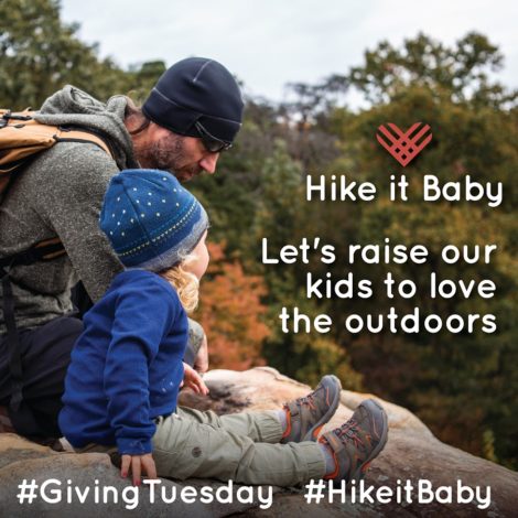 Giving Tuesday 2018 for Hike it Baby