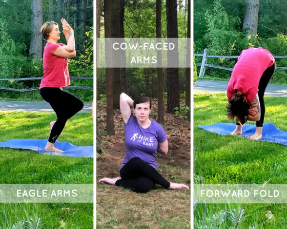 Yoga for hiking by Becca Hosley for Hike it Baby