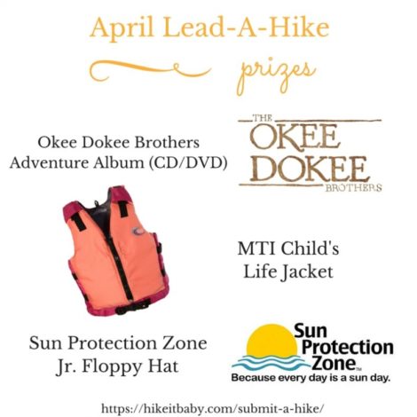 Lead a Hike Prizes - April 2016