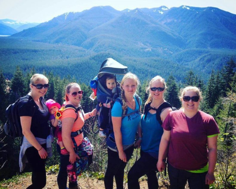 We kicked off our HIB30 April challenge by doing a special ladies day hike up Rattlesnake Ledge near North Bend, Wa. These little ladies (who share a birthday and are kindred spirits!❤) got in their first 5 miles while we, the mommas, worked hard getting up top where we enjoyed lunch and breathtaking views. It was such a special kick off for us, especially as my and my girls' first 30 challenge (only the youngest sis got miles in this day though)! This hike now means so much to me because of these amazing women, we can't wait to take the girls up again!