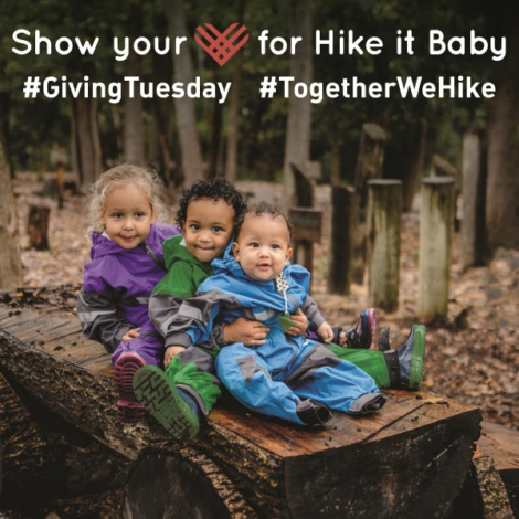 Giving Tuesday 2018 for Hike it Baby