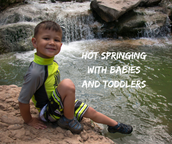 Hot springing with babies by Shanti Hodges for Hhike it Baby