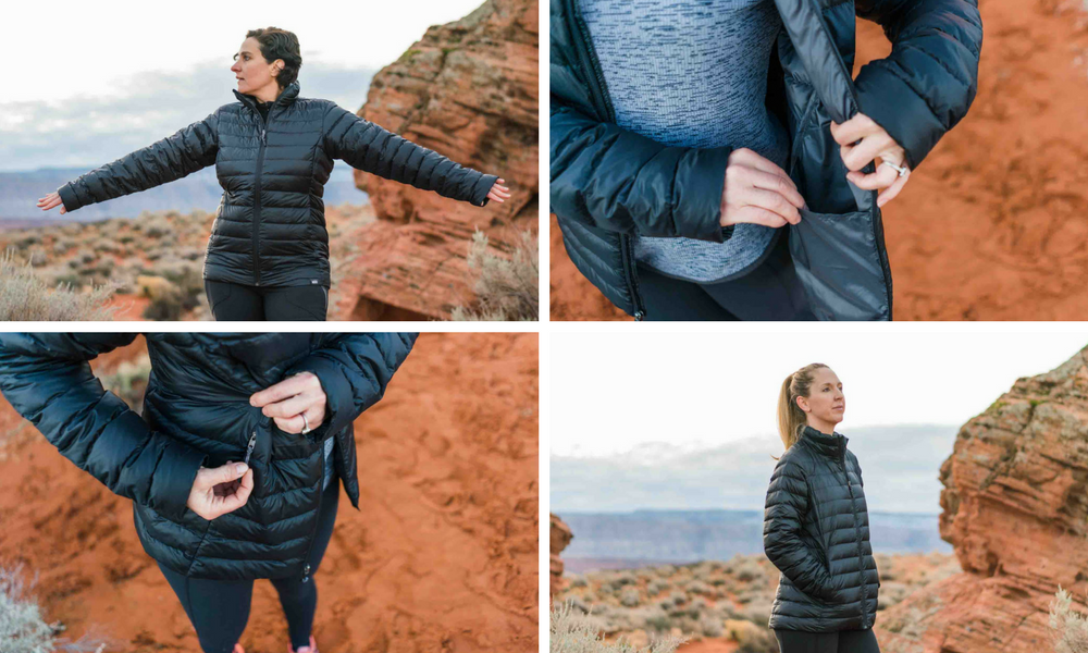 Comparison of 7 Lightweight Down Jackets by Shanti Hodges for Hike it Baby