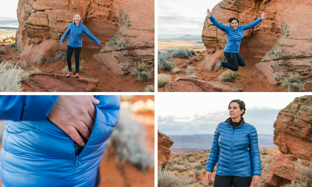 Comparison of 7 Lightweight Down Jackets by Shanti Hodges for Hike it Baby