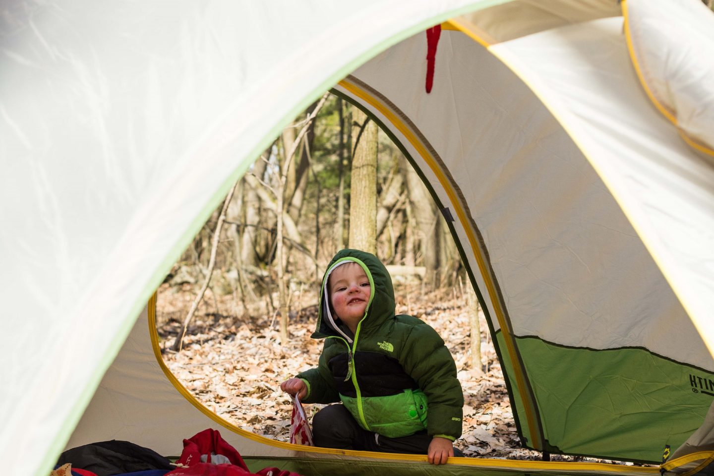 Cold weather camping by Lexie Gritlefeld for Hike it Baby