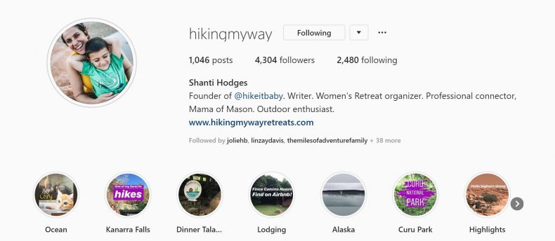 Shanit Hodges Instagram profile