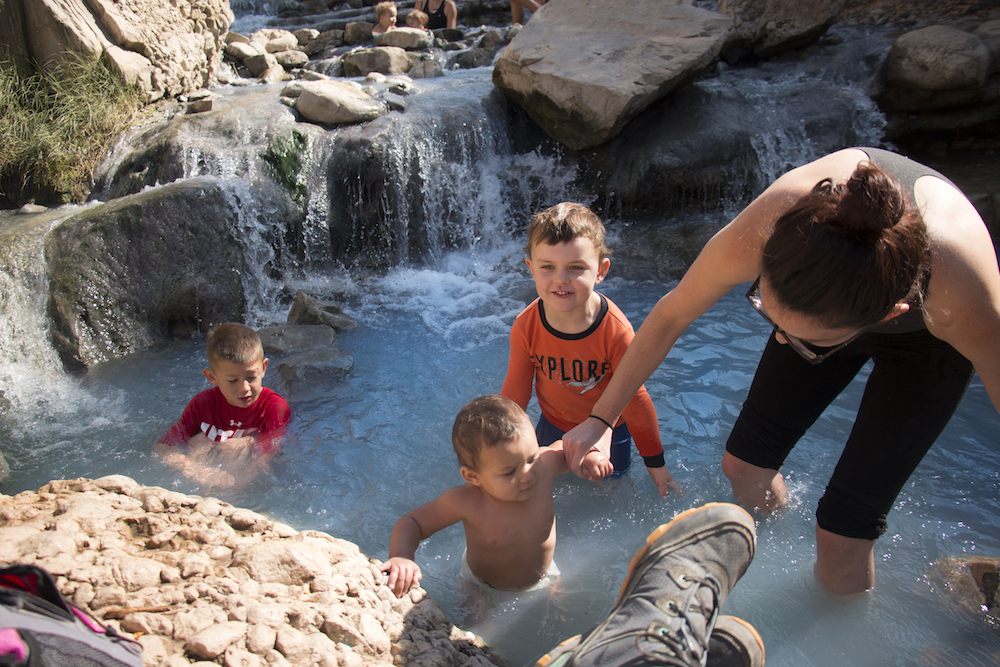 Hot springing with babies by Shanti Hodges for Hike it Baby