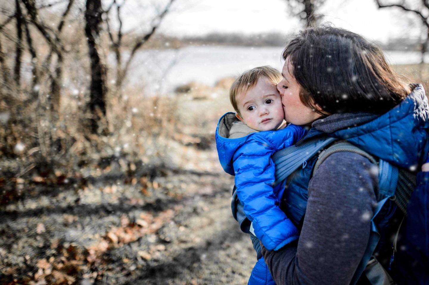 How to keep your family warm on trail in winter by Rebecca Hosley for Hike it Baby