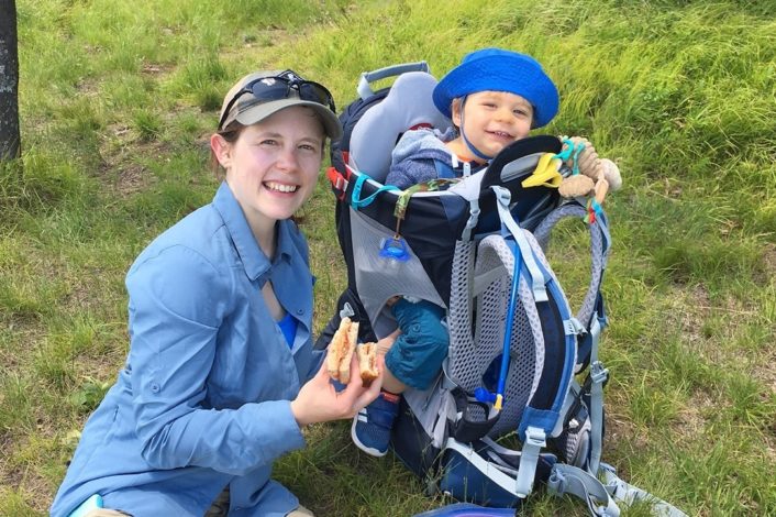 How to pack trail snacks for hiking in summer by Rebecca Hosley for Hike it Baby