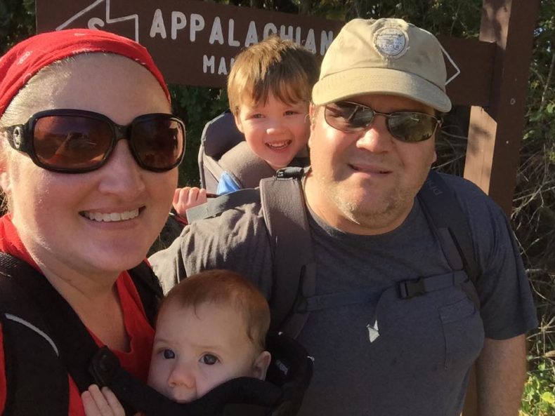 Our first trail hike as a family of four during Hike it Baby 30 November 2015. We set out just going as far as we could and ended up with 6 miles.