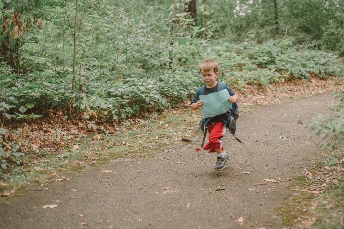 Learning basic navigation skills by Julie McNulty for Hike it Baby