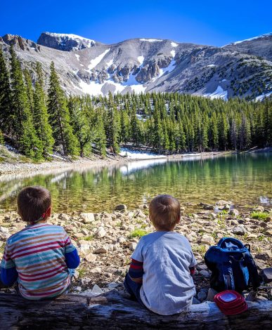 kids in great basin national park