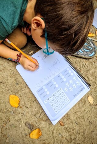 Nature Journaling with Kids example