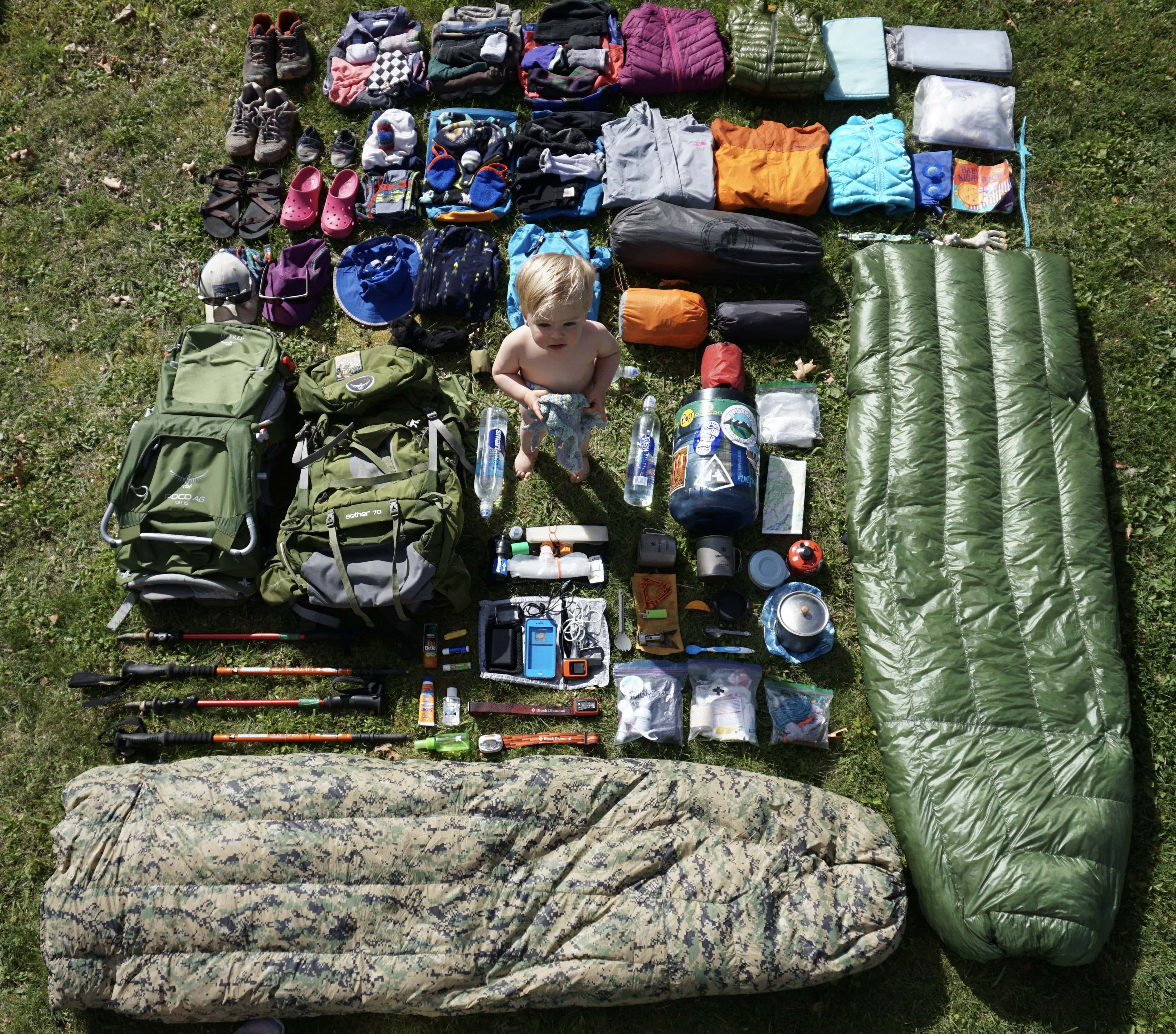 Backpacking gear list best sale