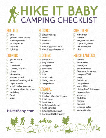 Family Camping Checklist