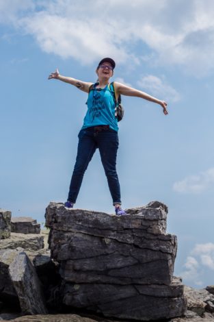 Celebrating women on trail by Vong Hamilton for Hike it Baby