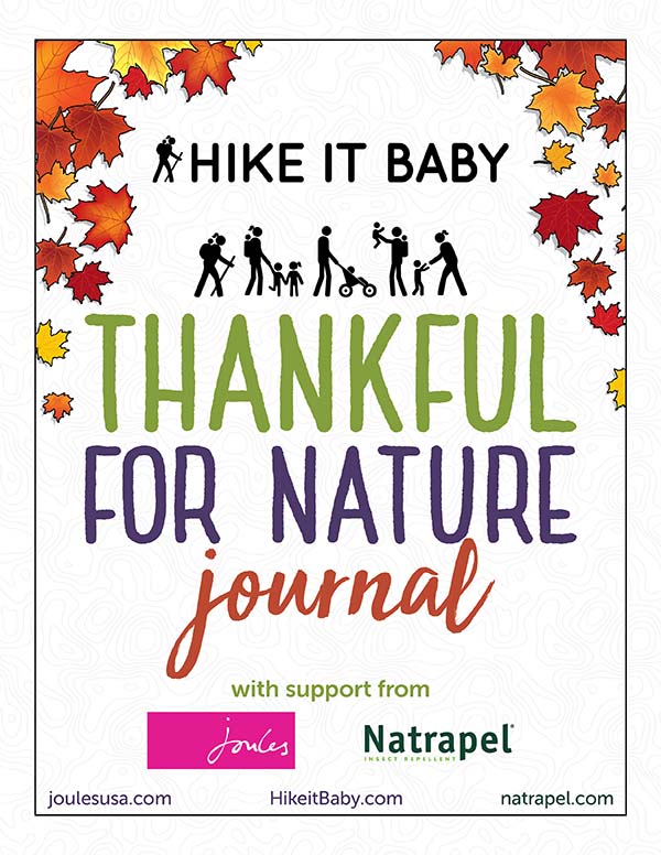 cover of thankful for nature journal