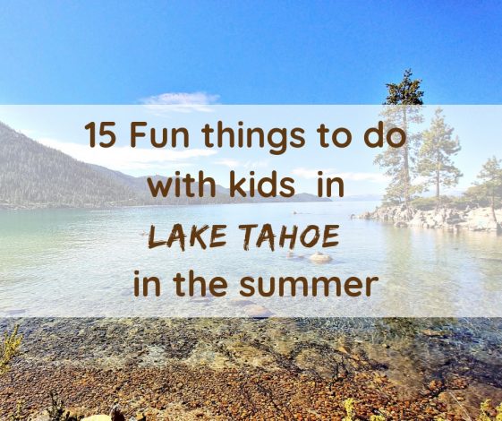 15 Fun Things to do with Kids in Lake Tahoe in the Summer by Joe Linehan for Hike it Baby