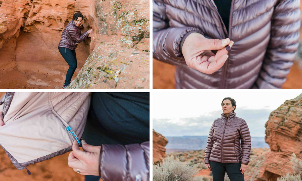 Comparison of 7 Lightweight Down Jackets by Shanti Hodges for Hike it Baby