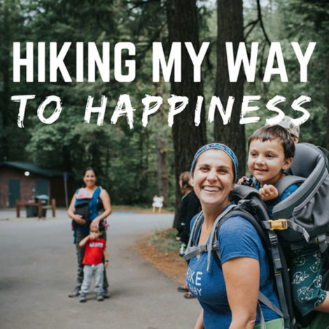 Hiking my way to happiness podcast for Hike it Baby