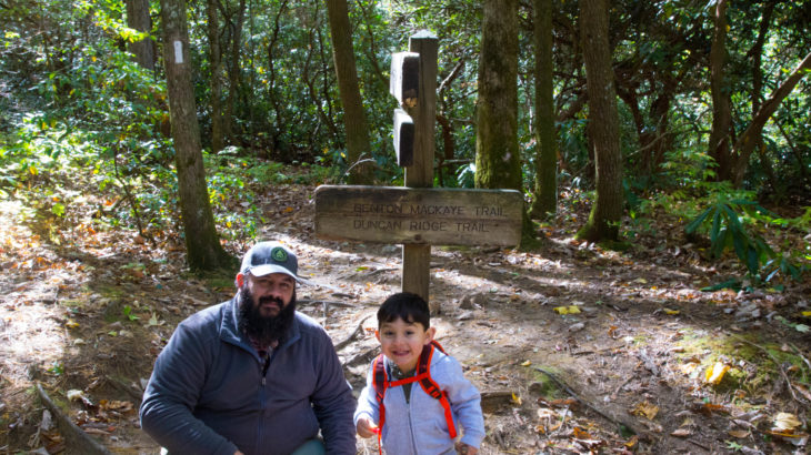 Hikers Benton MacKaye Trail