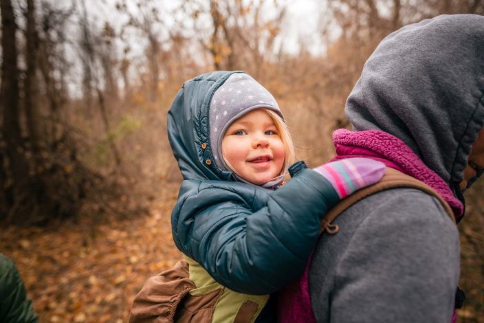 babywearing in cold weather outdoors